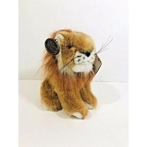 Westcliff Wildlife Collection Lion Plush 10in Long Stuffed Animal Cat Brown
